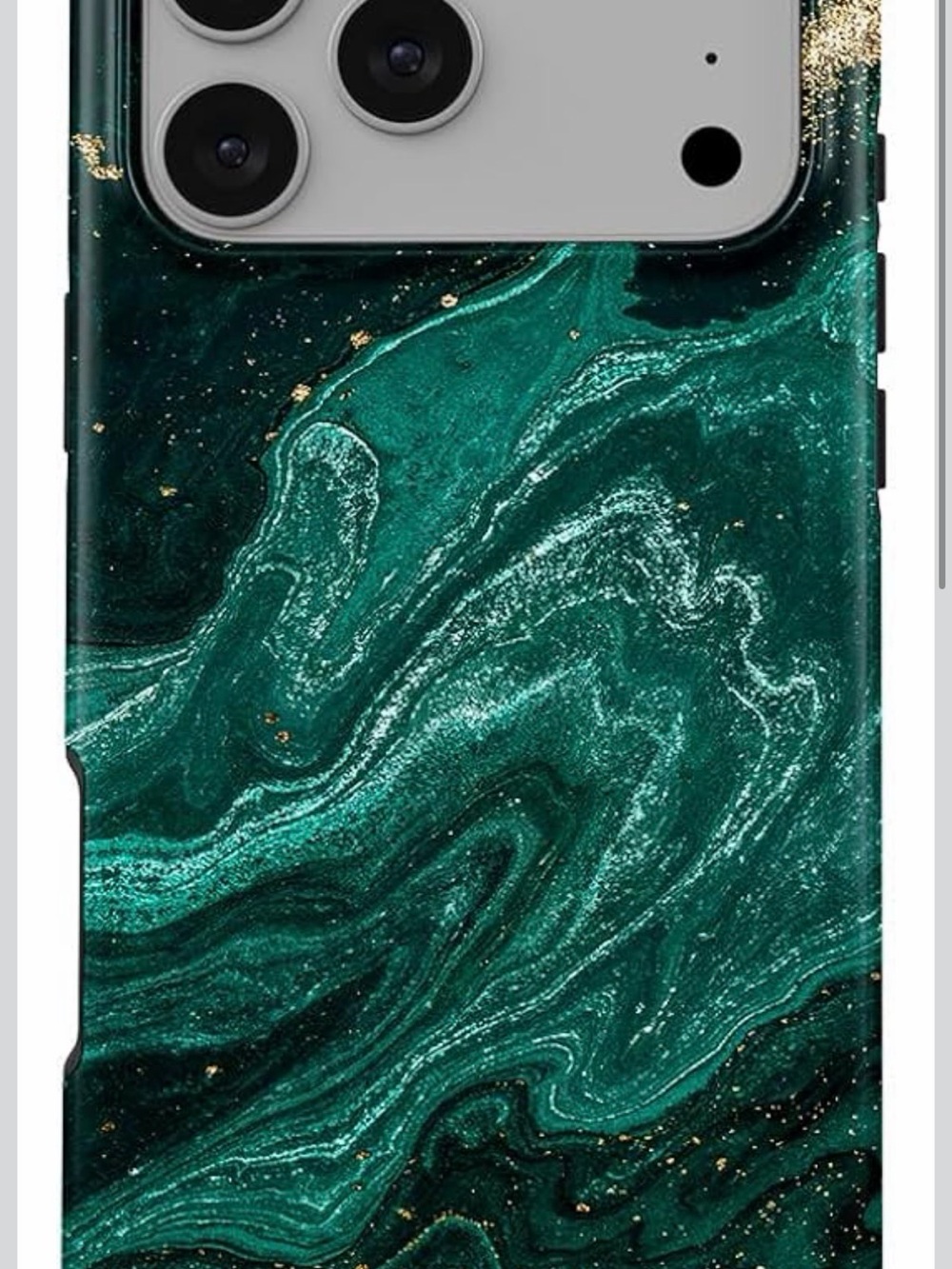 Burga Green Marble Phone Case - IPhone 17 Pro Max